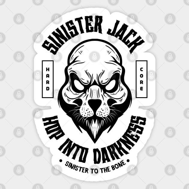 SINISTER JACK Sticker by artslaves